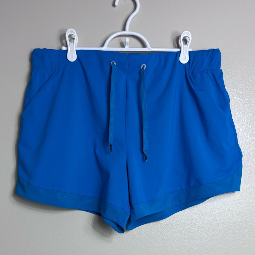 Women’s L Blue Athletic Drawstring Shorts
